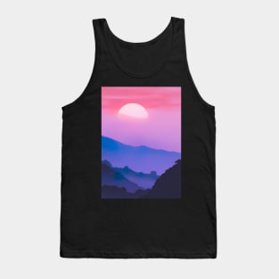 Pink Sunset Tank Top